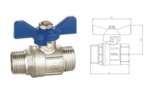 W103 22 Ball valve