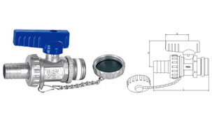 W14132 Drain ball valve